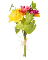 Buket kunstige blomster - orange