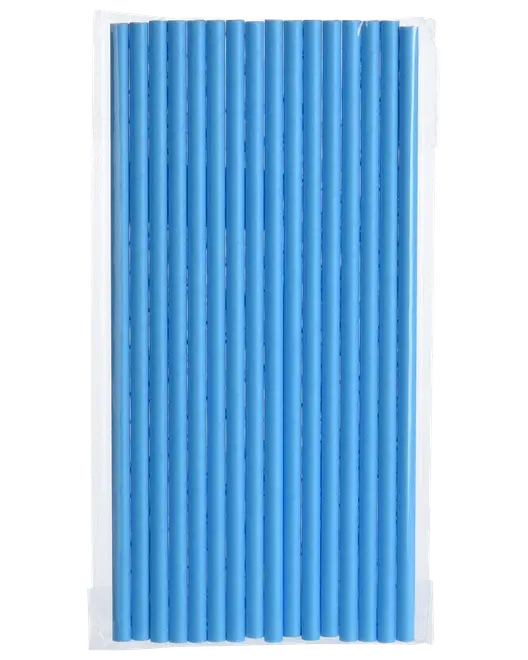 Sugerør pap 16-pak assorteret