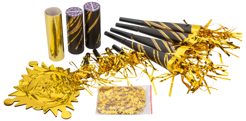 Nytårspose klassisk 16 dele assorteret