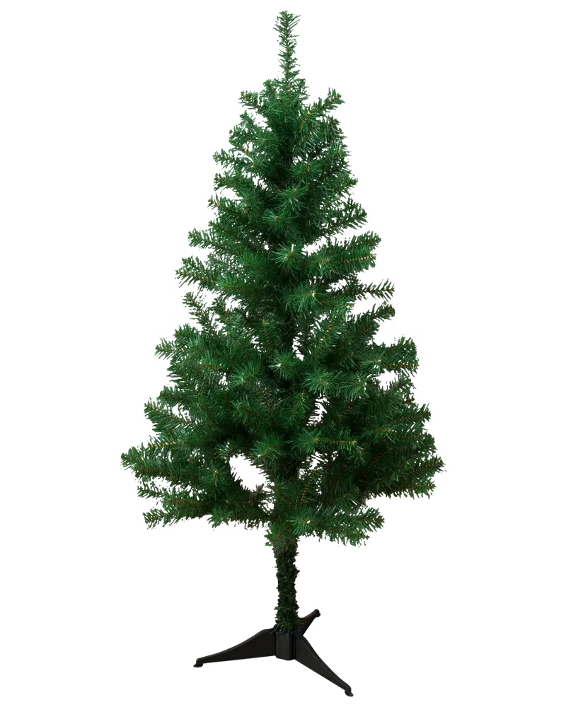 Julgran på fot 120 cm plast