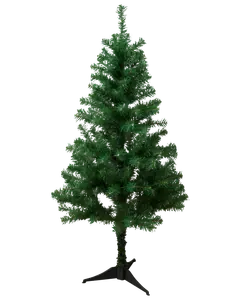 Julgran på fot 120 cm plast