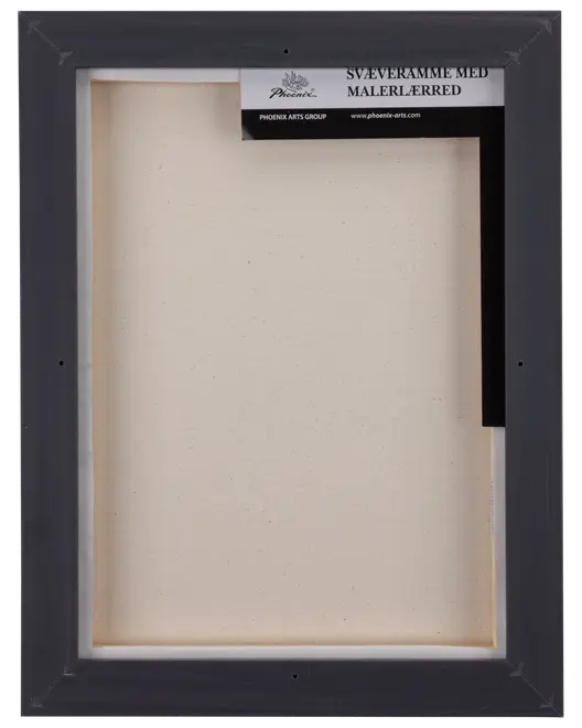 Svävarram målarduk 40X30 svart