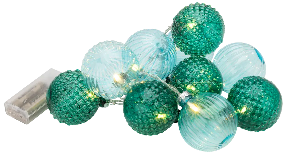 Ljusslinga Julgranskula i glas 10 LED