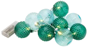Ljusslinga Julgranskula i glas 10 LED