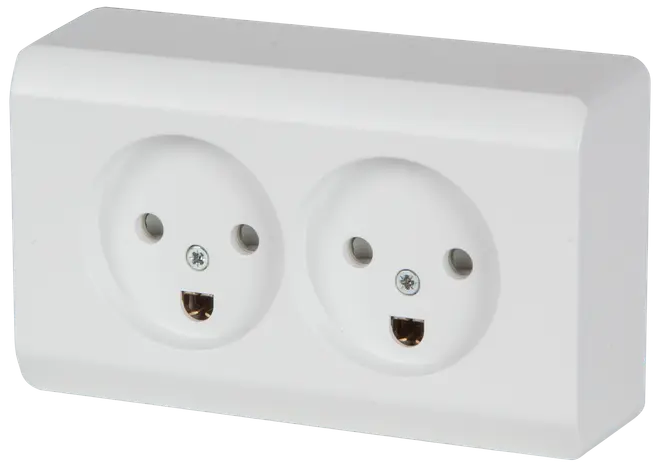 LK OPUS 66 Stikkontakt dobbelt med jord
