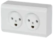 LK OPUS 66 Stikkontakt dobbelt med jord