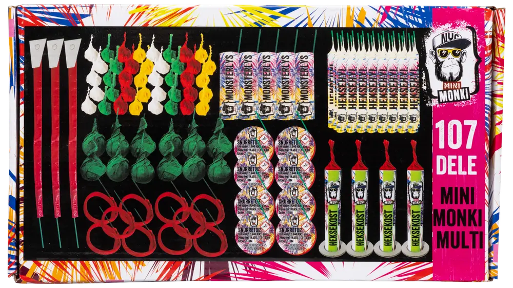 Mini Monki Multi sortiment 107 dele
