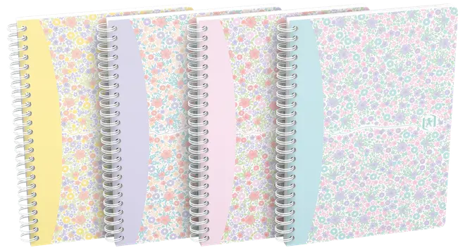 Oxford Floral A5 Linjerat