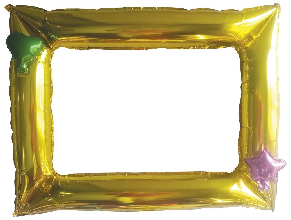 Ballonramme guld