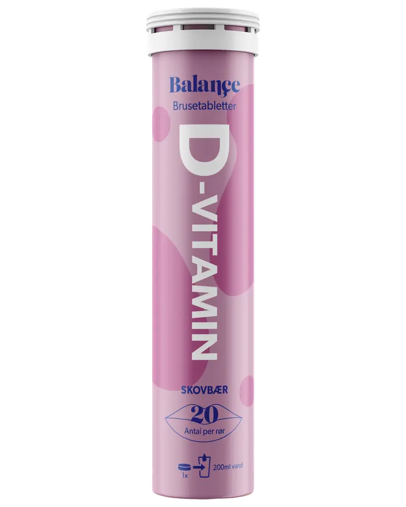 Balance D Vitamin Brusetabletter 20 stk.