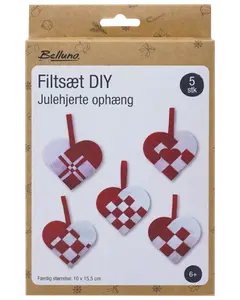 Filtkit DIY Julhjärta 