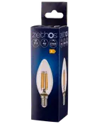 LED-filament 4W E14 C35 dæmpbar