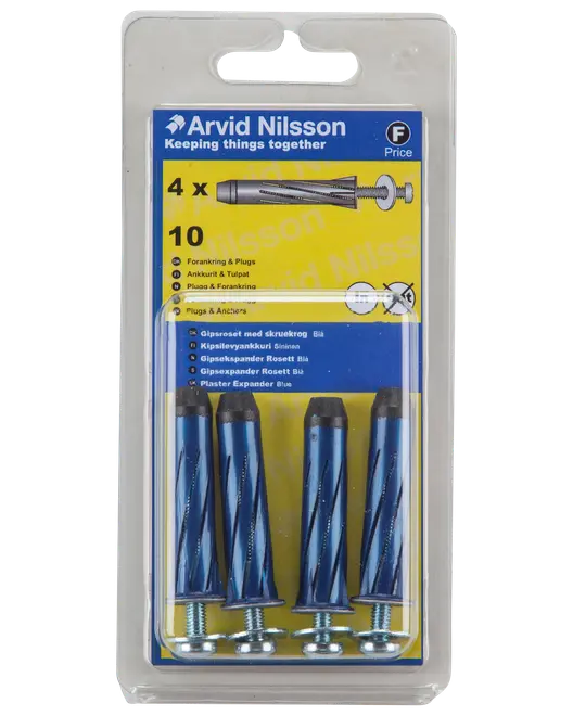 GIPSEXPANDER ROSETT BLÅ 4 ST