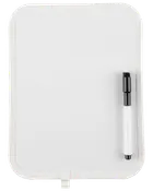 Magnetisk whiteboardtavle A4 assorteret