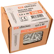 Träskruv kullrig 4,0 x 30 mm TX20 200 st.