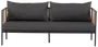 Sofasæt NANA 4 dele - Sort/grå