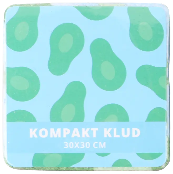 Komprimeret klud med print