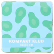 Komprimeret klud med print