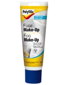 Polyfilla Fuge Make-Up tube, hvid fugerenovering til fliser, nem at påføre, opfrisker og gør fuger hvide, 100 ml tube med blåt skruelåg.