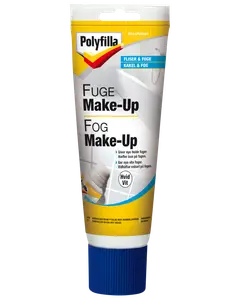 Polyfilla Fuge Make-Up tube, hvid fugerenovering til fliser, nem at påføre, opfrisker og gør fuger hvide, 100 ml tube med blåt skruelåg.