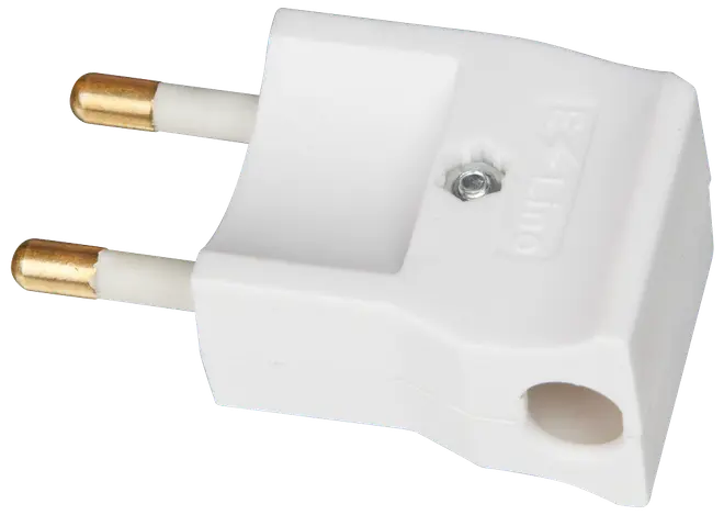 Vinkelstikprop - hvid