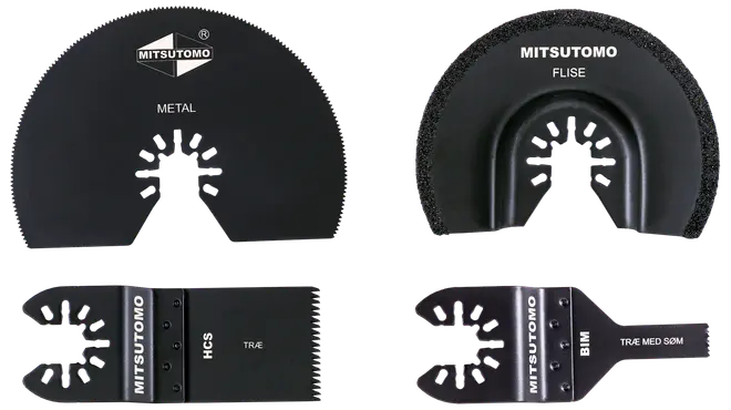 Mitsutomo Klingesæt til multicutter 4 dele
