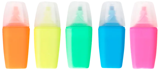 Highlighter Mini - 5 stk