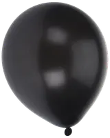 Ballonger guld/svart/vit 10 st