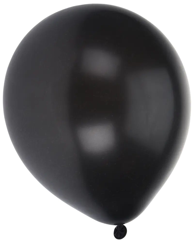 Ballonger guld/svart/vit 10 st