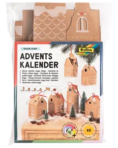 Adventskalender pepparkakshus