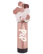 Konfettirør rosa/guld 3-pak