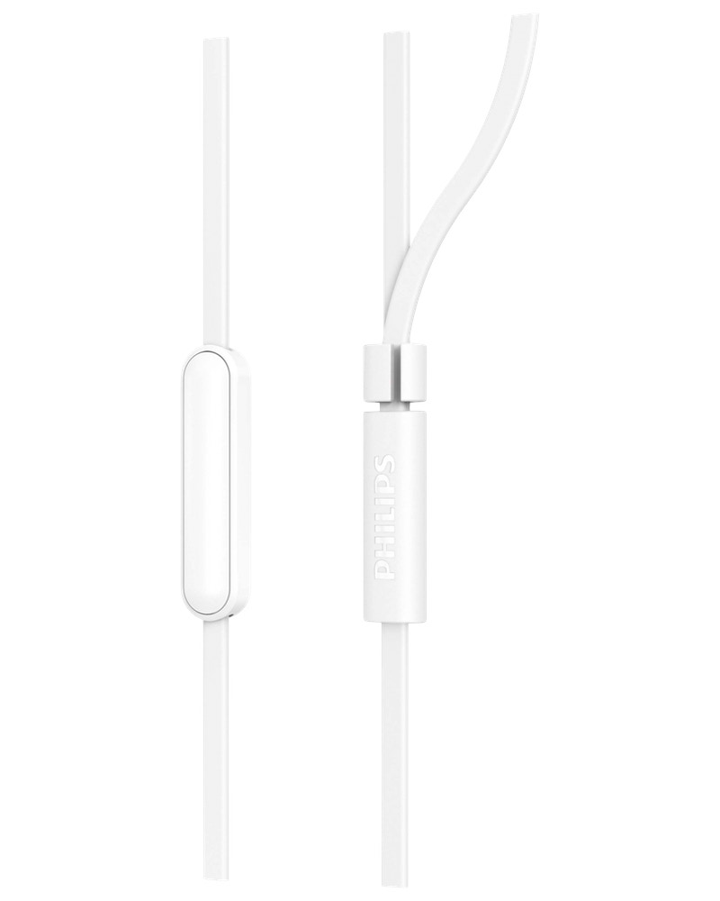 PHILIPS Høretelefon in-ear - hvid