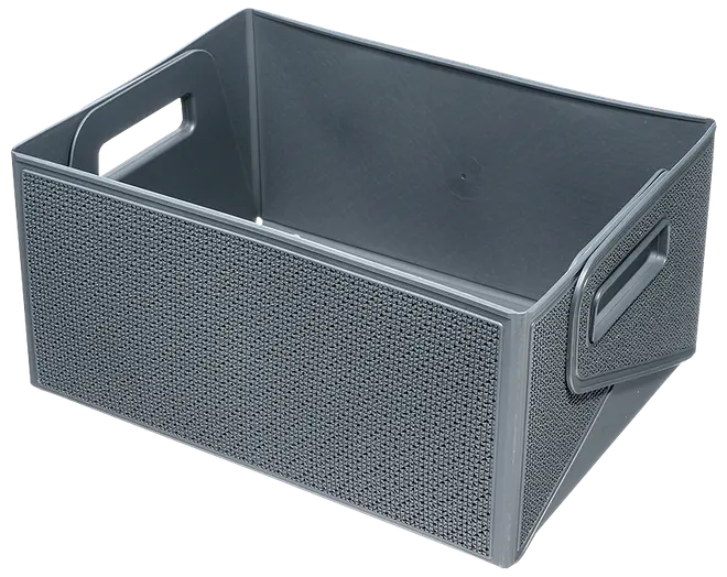 Förvaringskorg vikbar grå