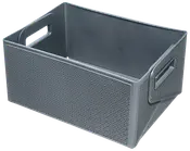 Foldekasse 33 x 23,5 x 15,5 cm grå