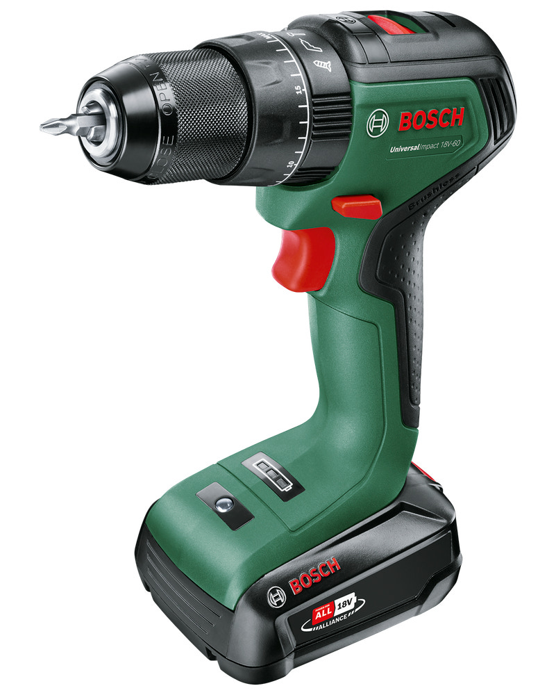 Bosch Slagbore-/skruemaskine UniversalImpact 18V inkl. batteri