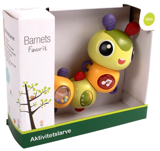 Aktivitetsleksak larv