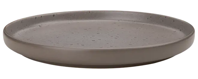 SJÖBO Tallerken stentøj Ø20 cm - brun