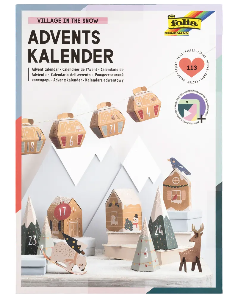 Adventskalender lådor julby