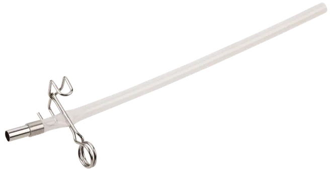 Silikonslang med stålklämma