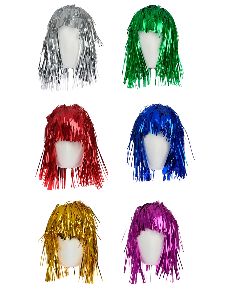 Peruk i olika färger