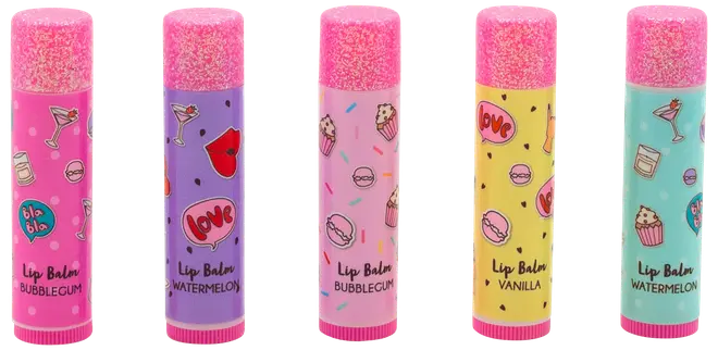 CREATEit Læbepomade i taske 5 stk.