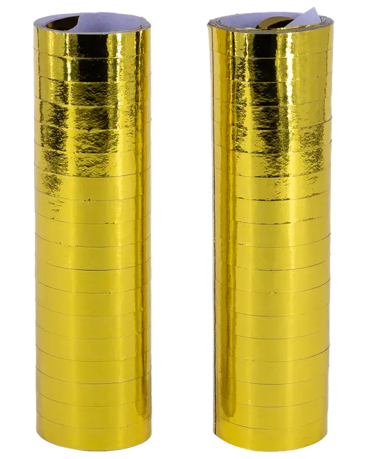 Serpentiner guld 2-pack