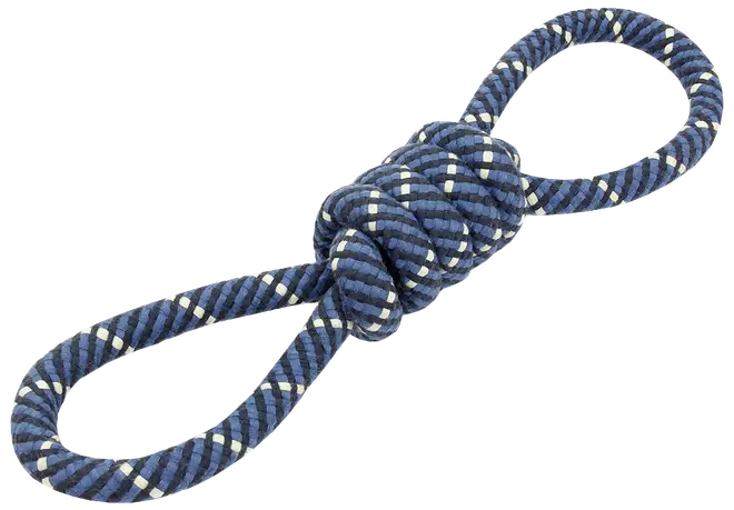 Hundleksak rep med ögla