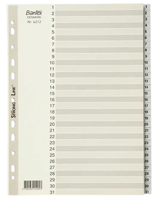 Bantex A4 register - 1-31