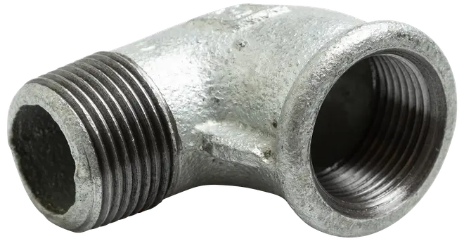 Koppling 90° 3/4"" M/N - galvaniserad