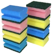 Clean Action Skuresvamp med greb 8-pak