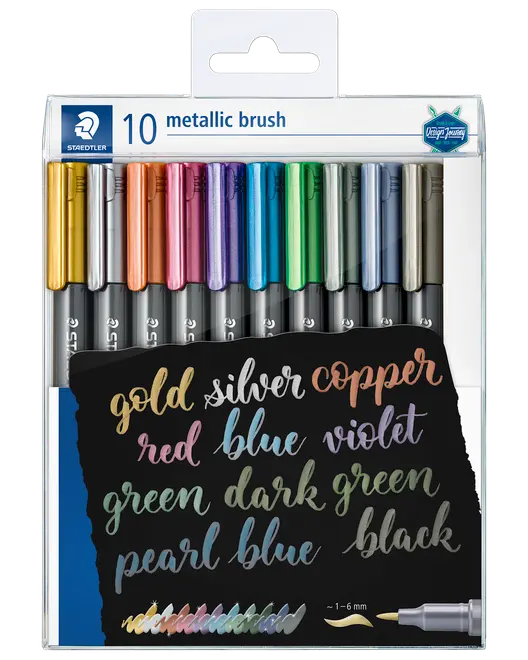 Staedtler Brush metallic 10-pak