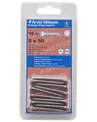 Arvid Nilsson VVS-skrue A2 5 x 50 mm 10-pak