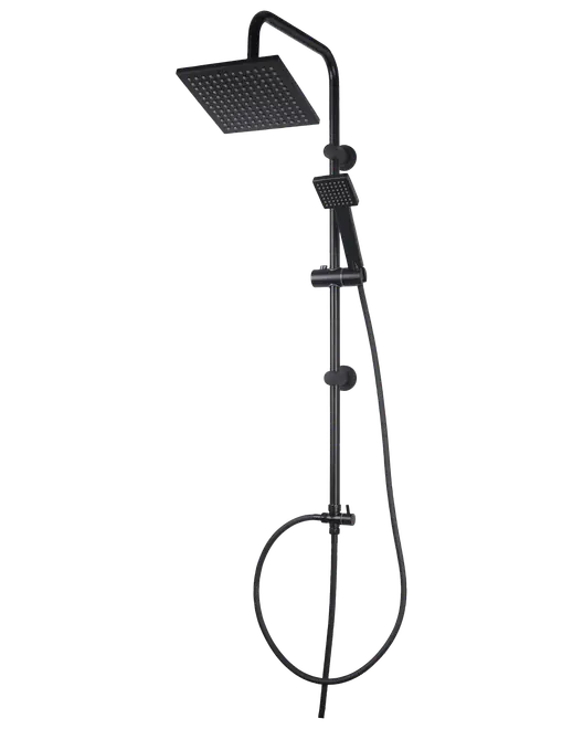 CARLSBAD Brusesæt med 2 brusere firkantet - sort