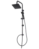 CARLSBAD Duschset med 2 kvadratiska munstycken - svart